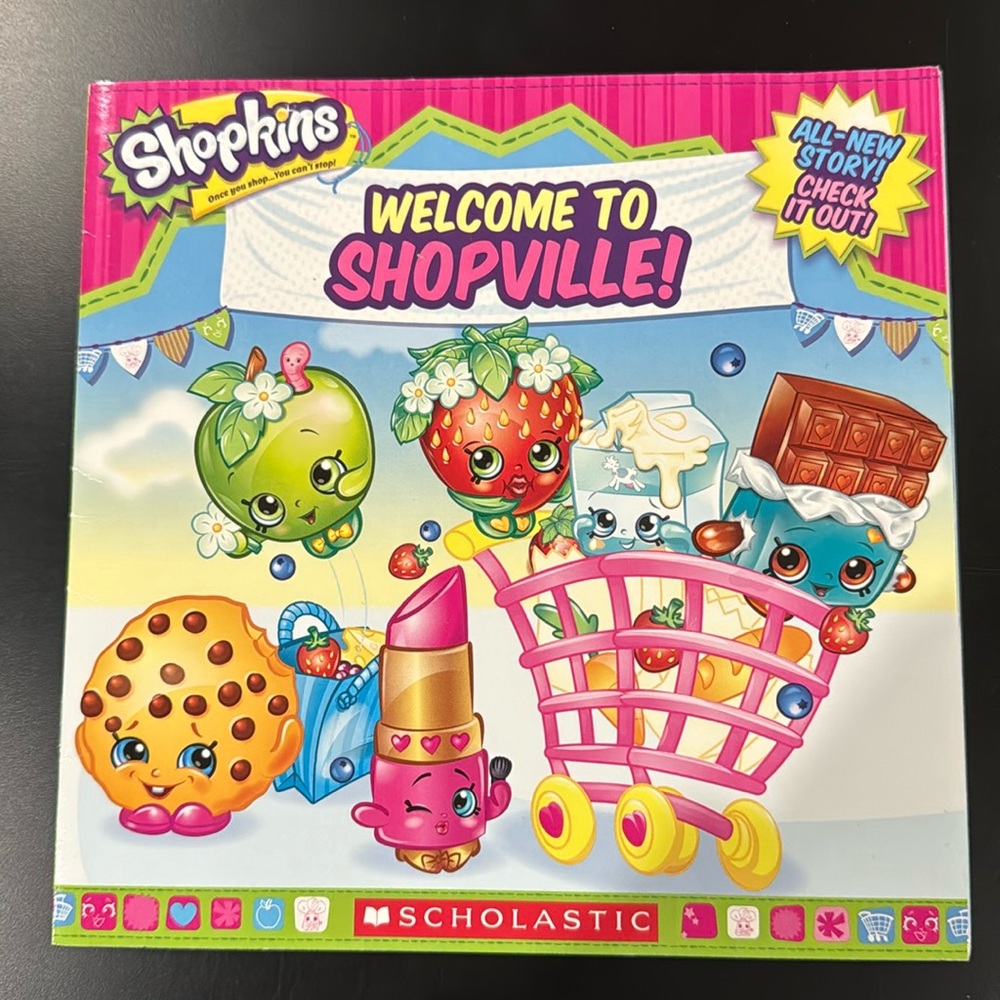 Shopkins: Welcome to Shopville! - Scholastic Softcover Children’s Book